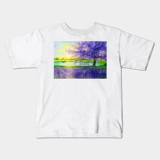 Sunset river Kids T-Shirt